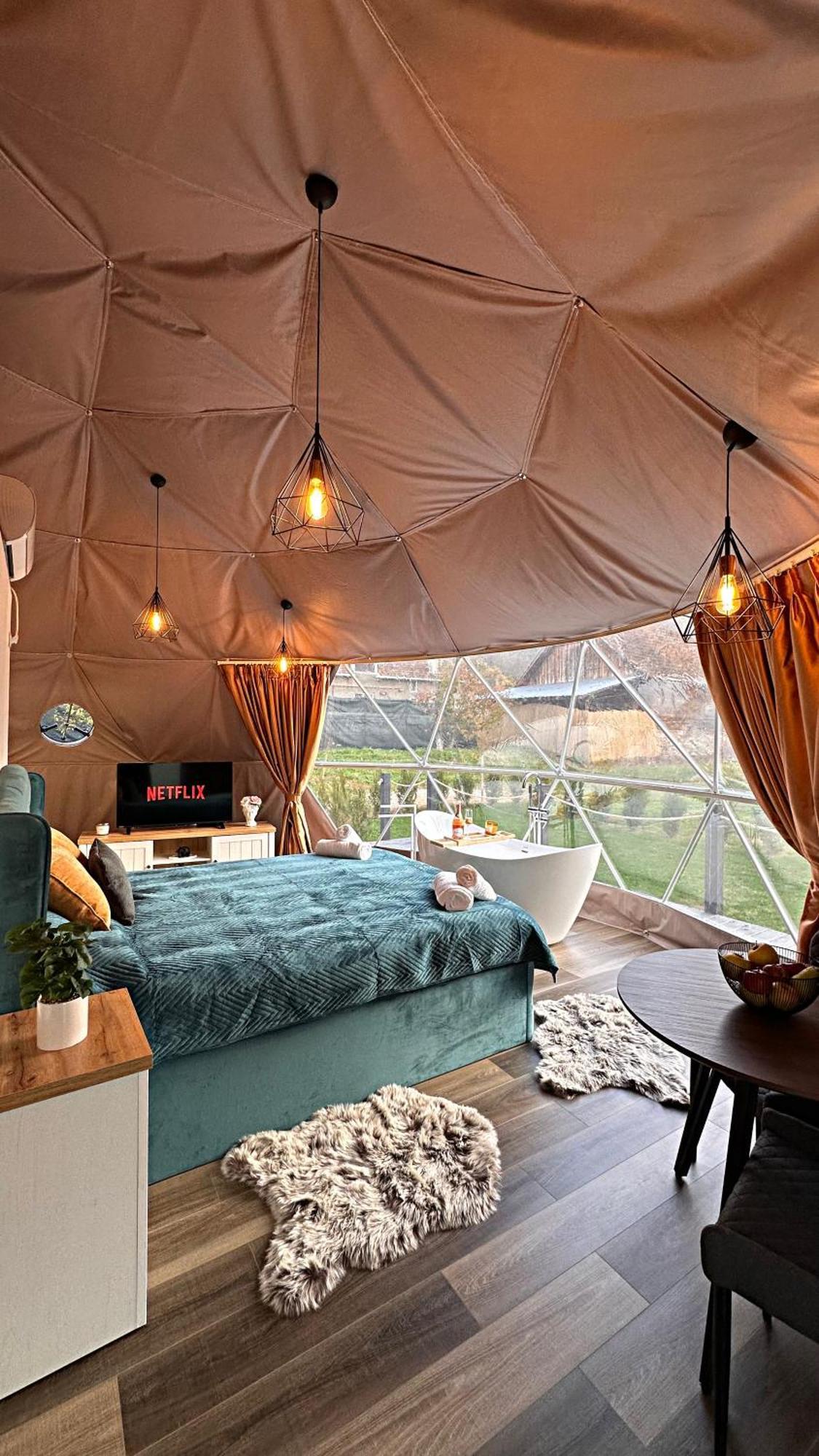 Green Garden Glamping Retezat Bălan المظهر الخارجي الصورة