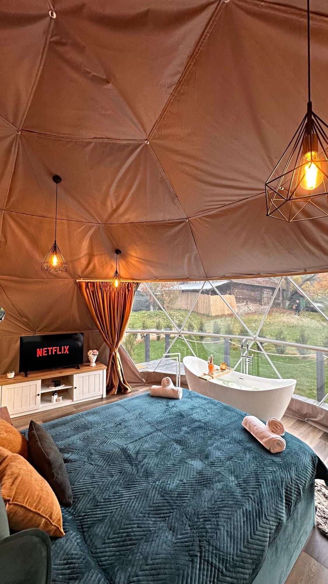 Green Garden Glamping Retezat Bălan المظهر الخارجي الصورة